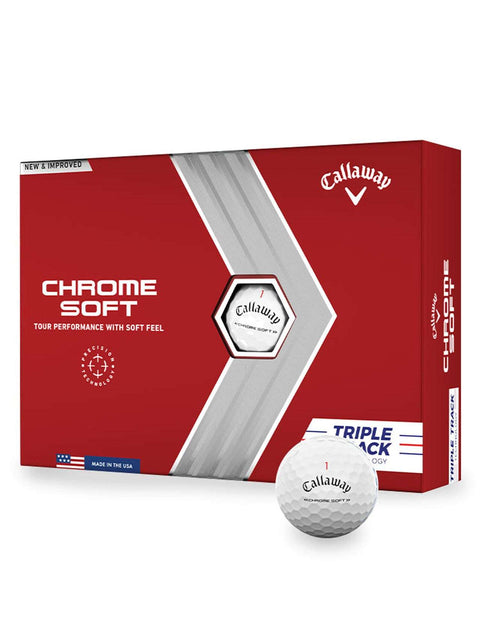 Callaway Chrome Soft Triple Track Golf Balls - 1 Dozen 2022