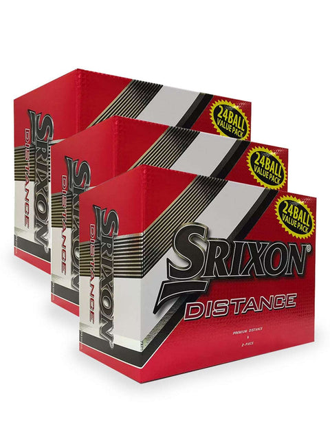 Srixon Distance Golf Balls - 6 Dozen White 2020