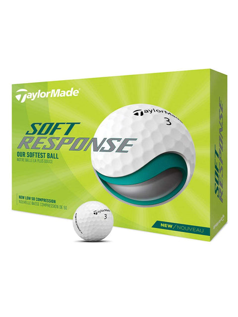 TaylorMade Soft Response Golf Balls - 1 Dozen 2022