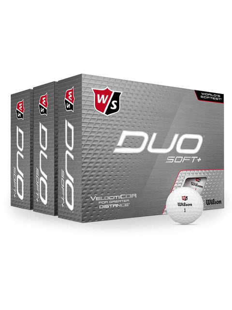 Wilson Staff Duo Soft+ Golf Balls - 3 Dozen
