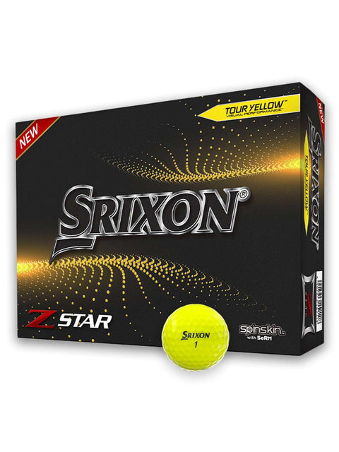 Srixon Z-Star Golf Balls - 1 Dozen Yellow 2021