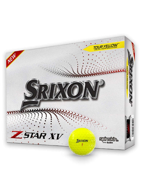 Srixon Z-Star XV Golf Balls - 1 Dozen Yellow 2021