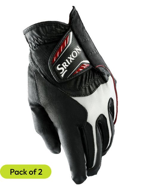Srixon All Weather Golf Gloves - Womens 2 Pack Black