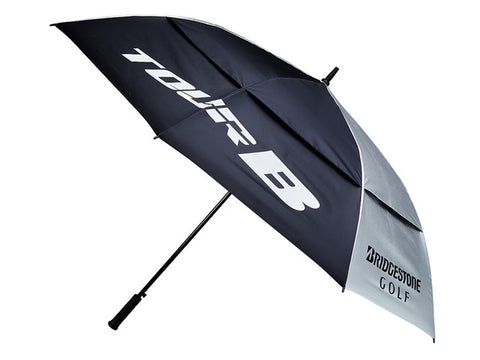 Bridgestone Tour Umbrella - Silver/Black