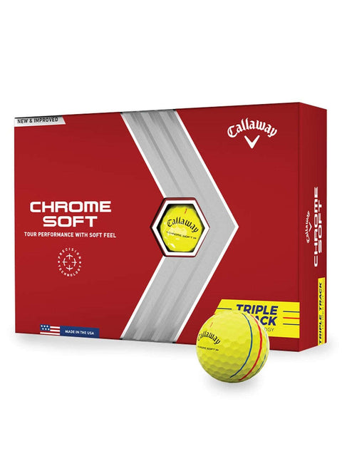 Callaway Chrome Soft Triple Track Golf Balls (2022) - Callaway - Golf Balls - GolfSupply