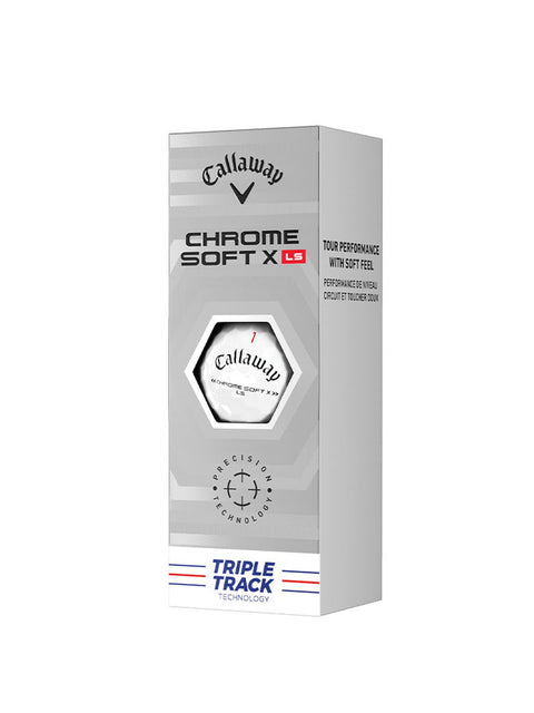 Callaway Chrome Soft X LS Triple Track Golf Balls (2022) - Callaway - Golf Balls - GolfSupply