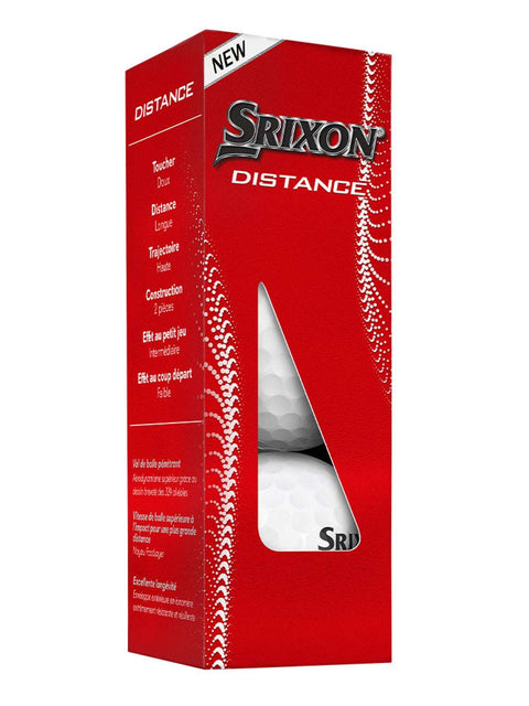 Srixon Distance Golf Balls - 1 Dozen White 2021