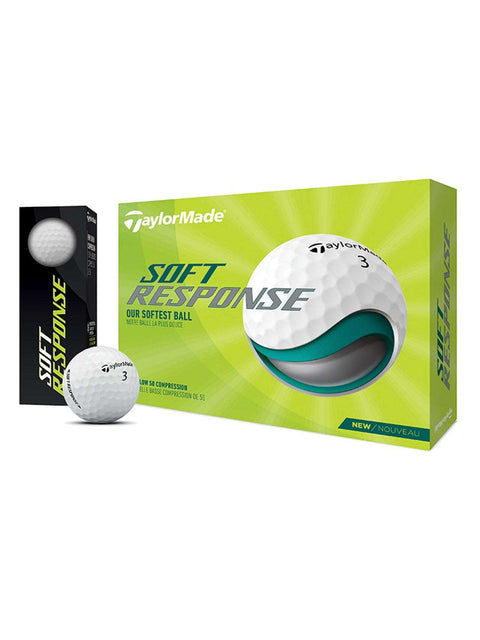 TaylorMade Soft Response Golf Balls - 1 Dozen 2022