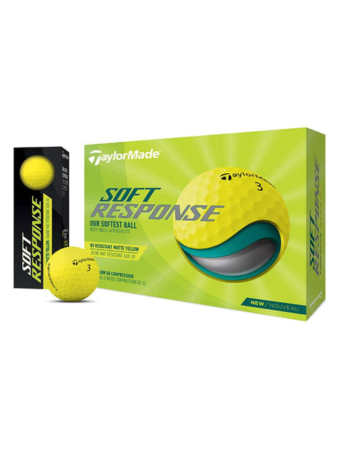 TaylorMade Soft Response Golf Balls - 1 Dozen 2022