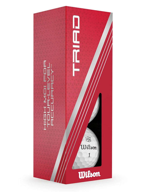 Wilson Staff Triad Golf Balls - 1 Dozen White