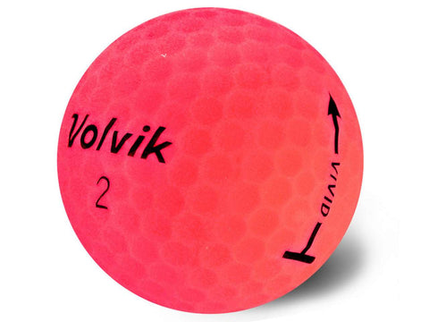 Volvik Vivid Golf Balls - 1 Dozen Pink