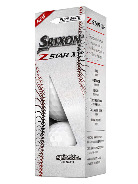 Srixon Z-Star XV Golf Balls - 1 Dozen White 2021