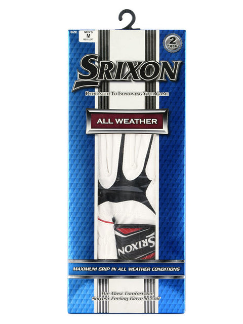 Srixon All Weather Golf Gloves - Womens 2 Pack White