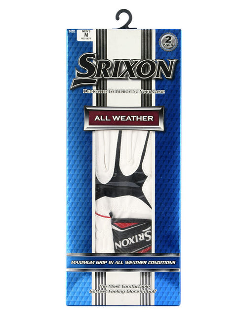 Srixon All Weather Pack Of 6 Golf Gloves - White